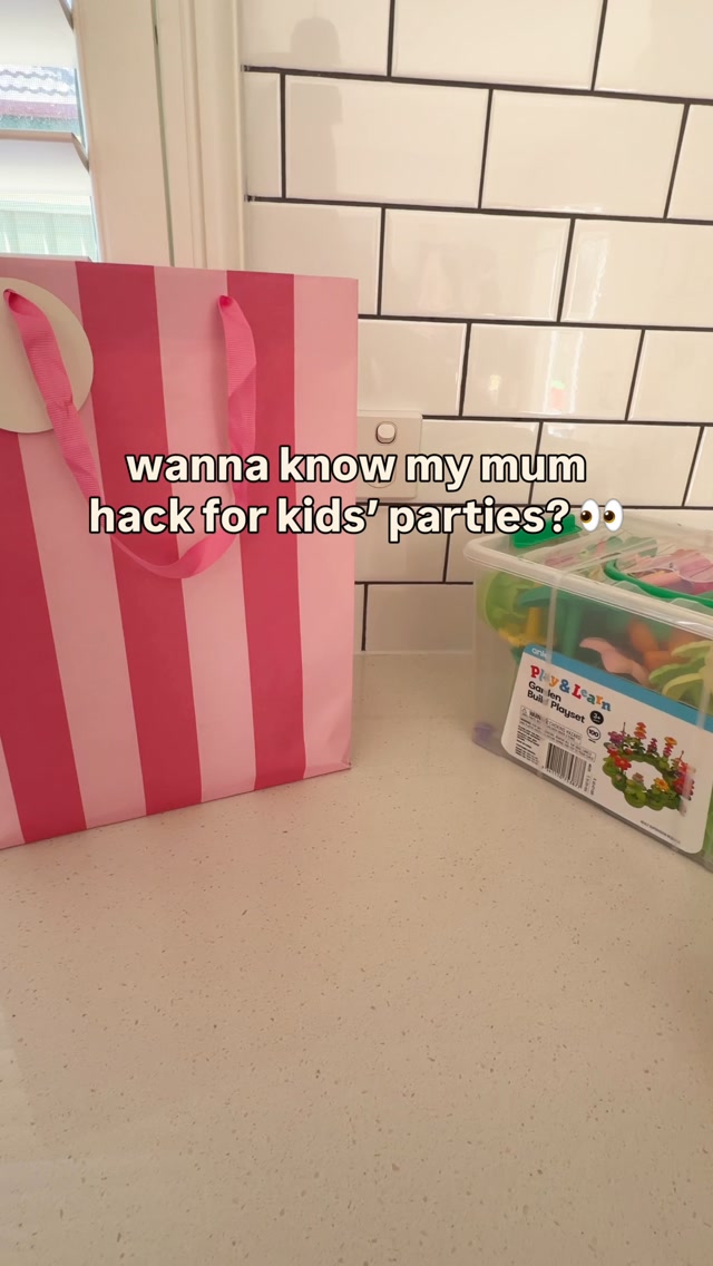 Thumbnail of Reel: my favourite party hack that every mum should try 👀